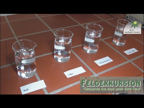 41. Feldexkursion: Spritzwasser beeinflusst die Wirkung von PSM - NU Agrar, 01.06.2016