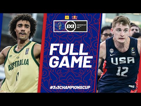 Australia  🇦🇺 vs  USA  🇺🇸 | Men | Full 3rd Place Game | FIBA 3x3 Champions Cup 2025