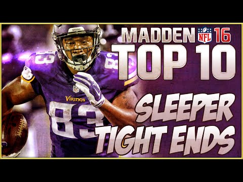 Madden NFL 16 Connected Franchise Tips: Top 10 Sleeper Tight Ends