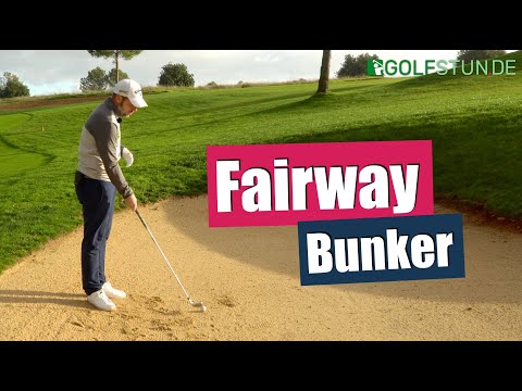 Fairwaybunker-Technik: Langer Schlag aus dem Sand