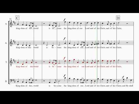 Handel's Messiah Part 44  - Hallelujah  - Tenor practice part