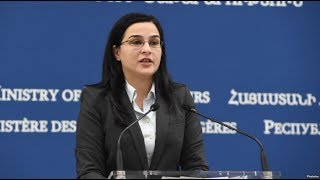 ԱԳՆ մամուլի խոսնակ Աննա Նաղդալյանի ճեպազրույցը լրագրողների հետ 21. 05. 2019