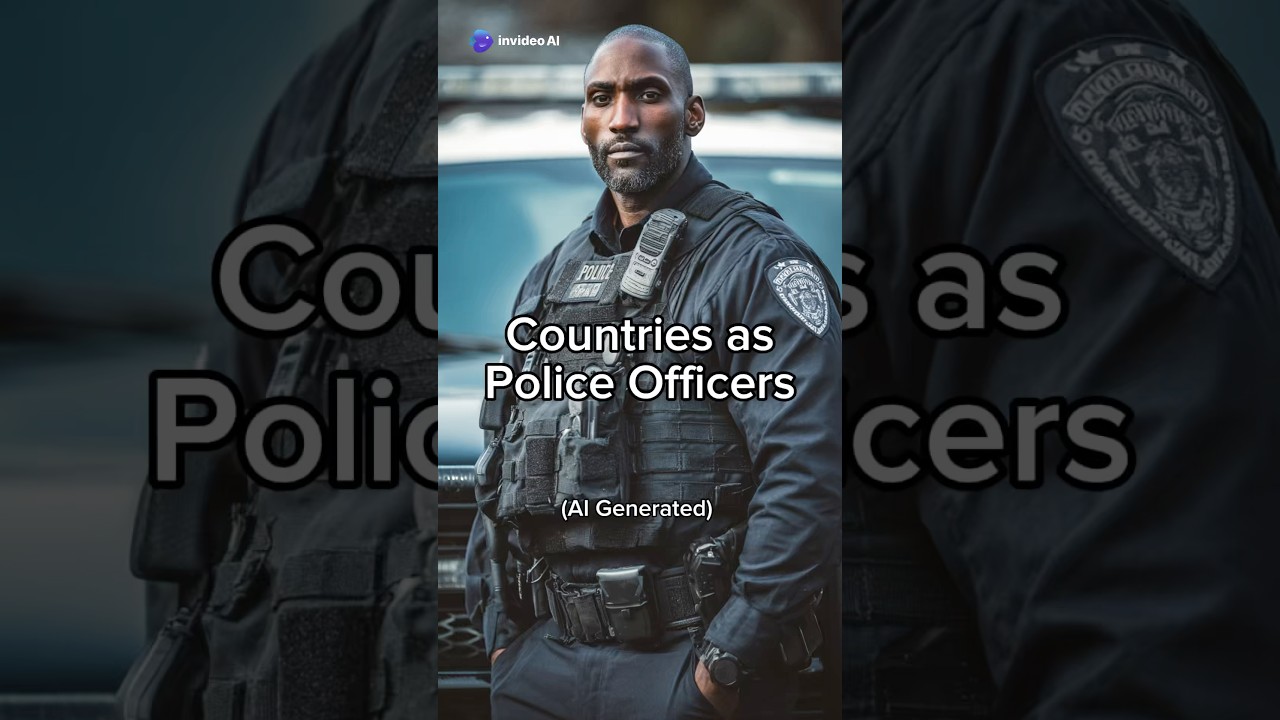Countries as Police Officers | Ai Generated