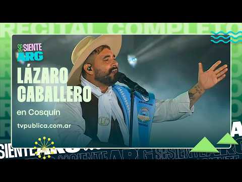 Lázaro Caballero hace vibrar la noche en la Plaza Próspero Molina de Cosquín - Se siente Argentina