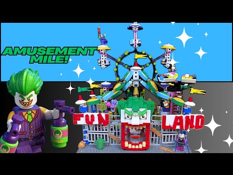 LEGO Joker’s Fun Land / Amusement Mile: Gotham City Part 7 MOC!!!