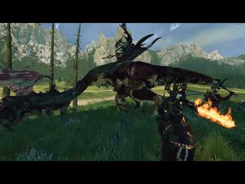 Tyrion and Kroq-Gar vs Malekith and Queek Headtaker - Tomb Kings - Total War: Warhammer 2