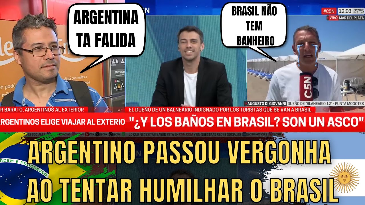 Argentino Chorão Com Inveja Do Turismo Brasileiro kkkkk