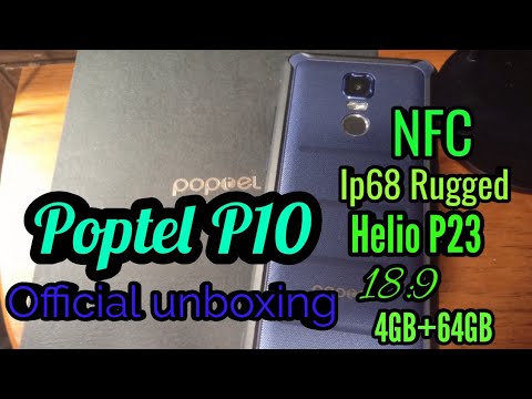 Poptel P10 Official unboxing and first impressions | Ip68 Waterproof. Powerful and efficient!