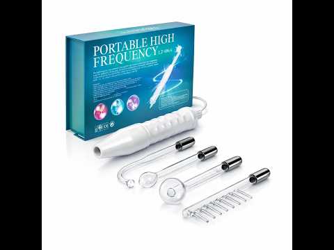 Дарсонваль для лица и волос LZ-006A, аппарат от прыщей и выпадения волос, 4 насадки, для домашнего ухода - фото 1 - id-p2986678167