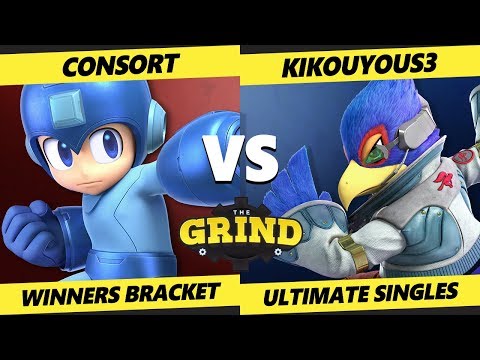 Smash Ultimate Tournament - Consort (Mega Man) Vs. Kikouyous3 (Falco) The Grind 96 SSBU Winners Roun