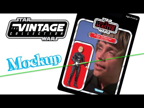 Duke Dirtfarmer (Dirk Lasermaster) Star Wars Vintage Collection (action figure mockup)