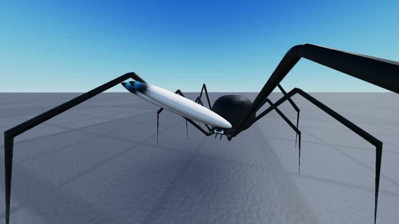 Theres a spider (roblox meme animation)