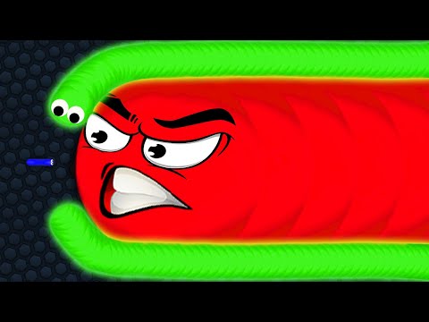 Slither.io Best Tiny Snake Trolling Pro Giant Snakes - Epic Slitherio Gameplay