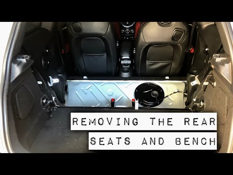 BMW MINI F56 - How to remove the rear seats bench FAQ 2014-onwards