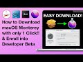 How To Download MacOS Monterey Beta THE EASY WAY 5 MIN How To Enroll Into BETA Of MacOS Monterey