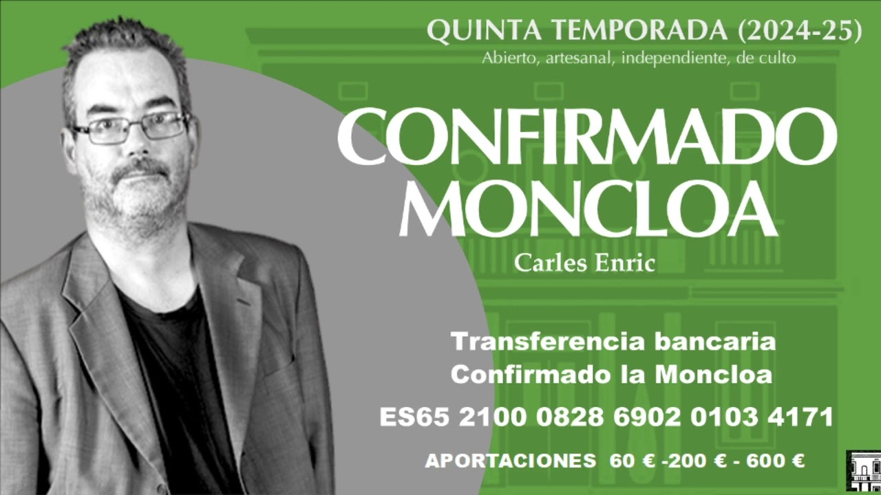 Tiempos Historia. Franco, Musk, Abalos, MAR, Hermano. Barca y Pardo de Vera. 9/1 Confirmado Moncloa