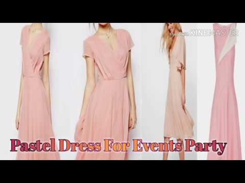 #Pastel Dress For Events Party