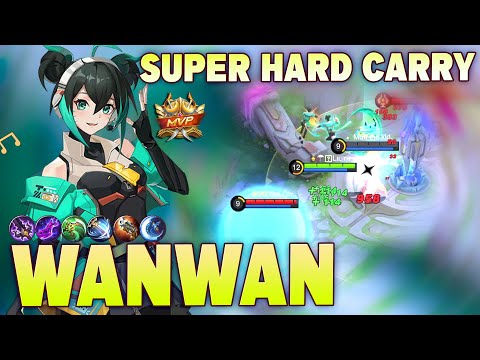 Wanwan Super Hard Carry Gameplay! Top Global Wanwan Build ~ Mobile Legends