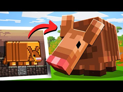 Insane New Mob in Minecraft?! Meet the Armadillo!