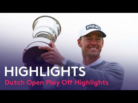 Victor Perez Beats Ryan Fox in Four Hole Play-Off | 2022 Dutch Open