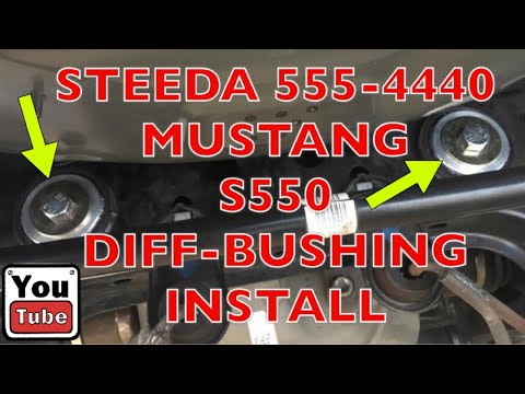 2015-2019 MUSTANG S550 STEEDA DIFFERENTIAL BUSHINGS 555-4440 INSTALL