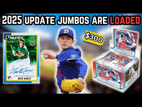 Worth the Hype?! 2025 Topps Update Jumbo Hobby Box Review!