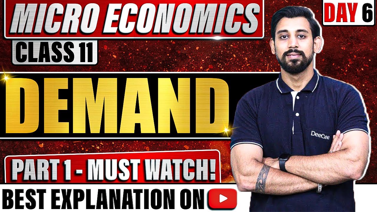 Microeconomics | Demand | Chapter 3 | Part 1