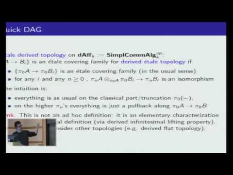 Some directions in derived geometry - Gabriele Vezzosi