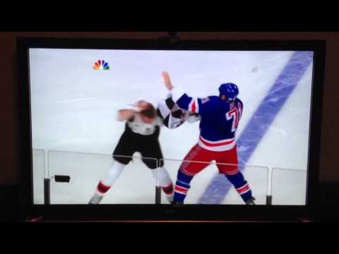 New Jersey Devils at New York Rangers March 19th 2012. 3 fi