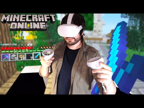 MINECRAFT VR in the Z Kingdom |  Virtual Reality in Minecraft |  Minecraft Online - ZetaSSJ