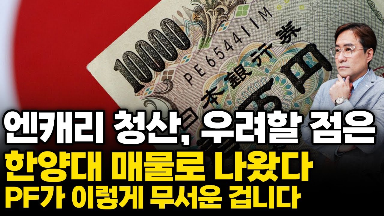 (경제한스푼) 엔캐리 청산, 우려할 점은? / 한양대 매물로 나왔다, PF가 이렇게 무서운 겁니다 #엔캐리 …