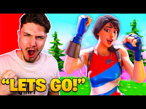 I Played Dreamhack BUT Extremely HYPED! (Fortnite Battle Royale)