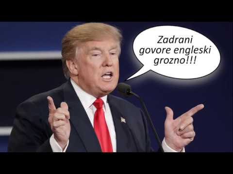 Trump o znanju engleskog...(parodija)