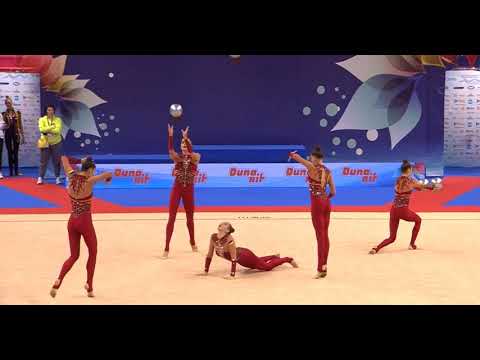 Group Team Ukraine 5 balls AA 45.100 - European Championships Varna 2021