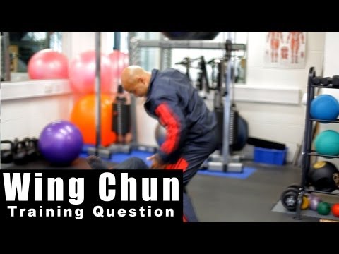 Wing Chun Training - wing chun how to deal with a fast jab. Q6