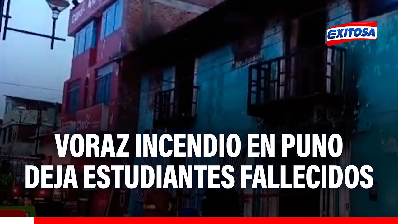 🔴🔵 Tragedia en Puno: Al menos 6 estudiantes fallecidos dejó voraz incendio en Huancané