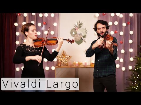 The Twiolins live: Vivaldi Four Seasons: Winter (L' Inverno), Largo. Violin & Viola, RV 297 4K #live