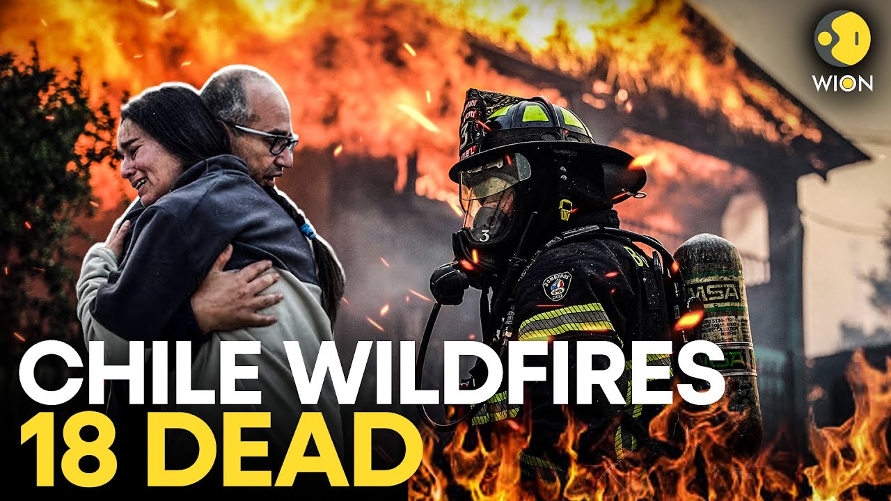 Chile Wildfires LIVE: Wildfires Ravage Chile, At Least 18 Dead As Thick Smoke Engulfs Regions | WION