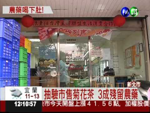 "摻毒"菊花茶! 3成農藥殘留