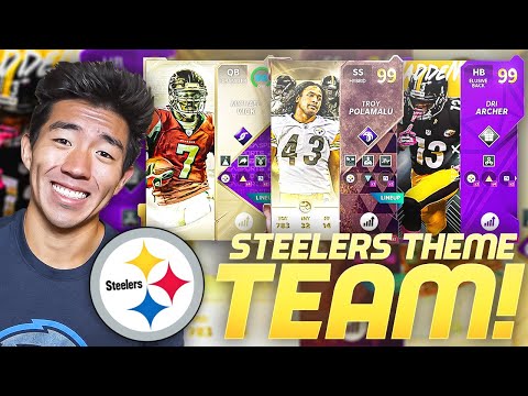 All Time Steelers Theme Team! WILDEST GAME I've ever had... Madden 21