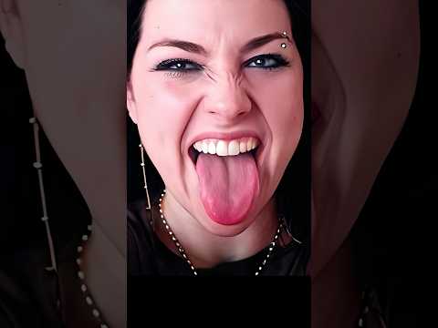 ❤️ AMY Lee Evanescence 🤪 #funnyface #evanescence #rock #metal #amylee