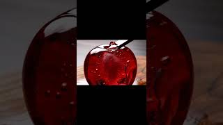 氷の林檎を彫刻刀で削る Carving Ice Apple with a Chisel #ice #chisels #asmr #shorts #ai #iceapple