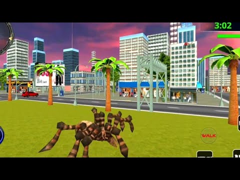 Best Animal Simulator Games - Giant Spider Simulator - Spider Games 2021 Android Gameplay