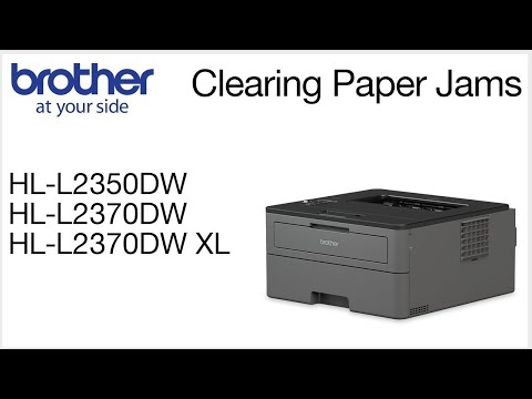 How to clear paper jams like a pro - HL2370DW or HLL2350DW