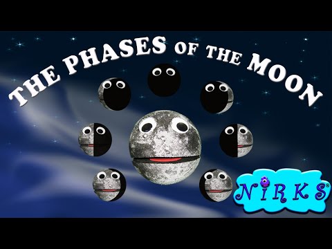 The Phases of the Moon - La Luna - The Moon Song - For Kids by In A World Music Kids with The Nirks™