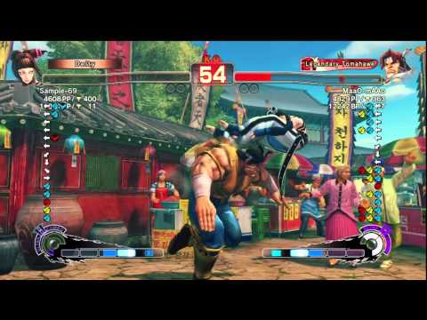 Sample-69 [Juri] vs. MaaO-mAAo [T. Hawk] - PS3 SSF4 Arcade Edition