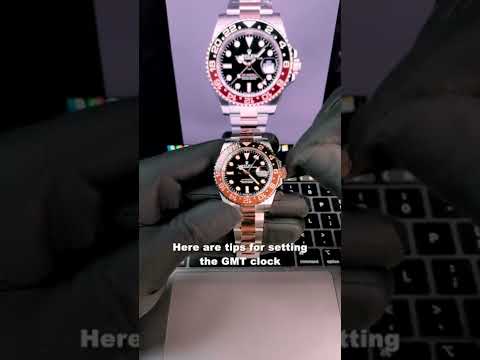 HOW TO SET YOUR GMT WATCH ! - ROLEX GMT MASTER II ROOTBEER