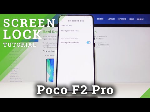How to Change Lock Method in Xiaomi Pocophone F2 Pro - Set Up Lockscreen