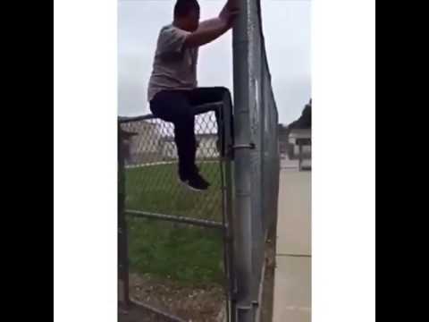 Carlos can't jump the fence