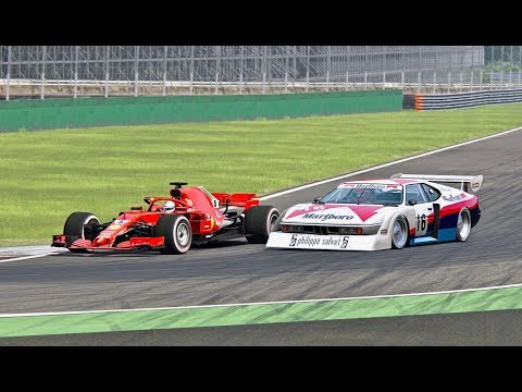 Ferrari F1 2018 vs BMW March M1 - Monza